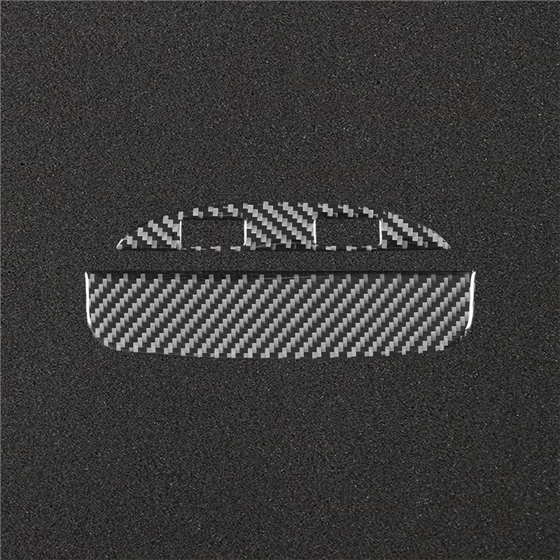 Carbon Fiber Trim For Rear Air Outlet Vent Cover For Maserati Ghibli 2014- Interior Accessories