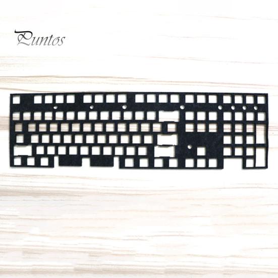 Cuscinetto in schiuma smorzante per tastiere silenziose, interruttori per tastiera, cuscinetto silenziatore per tastiera meccanica 60/84/87/96/104/660/980