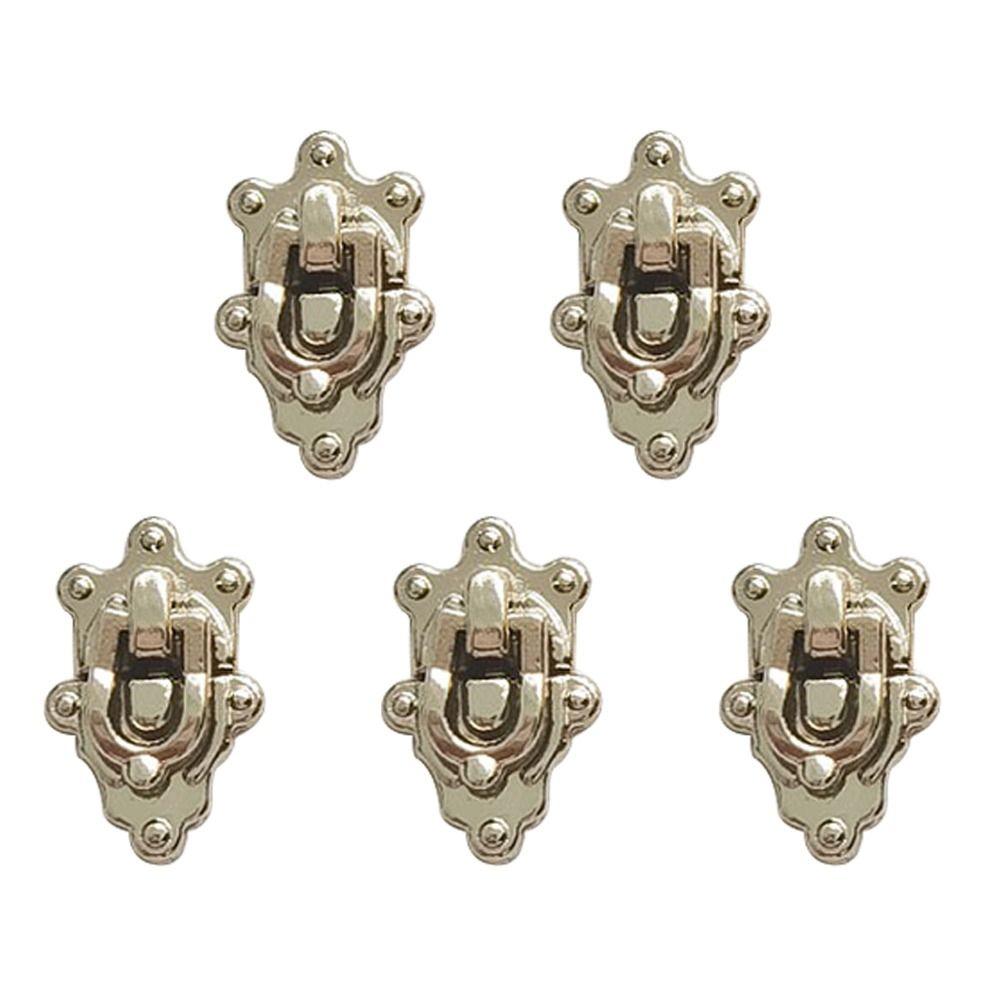 5pcs Mini DIY Manual 4 Colors Doll Suitcase Buckle High Quality Doll Bags Parts  Doll Accessories