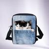 Katt- och Hundserie Bild Satchel Axelväska Tecknad Väska Bröstväska Budväska