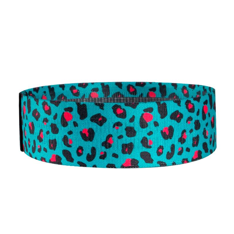 Leopard Print Booty Bands Non-Slip Fabric Resistance Loop for Glute Workout Yoga Pilates Home Gym Equipment 3