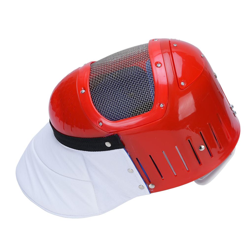 Kids Fencing Face Guard Breathable Metal Mesh Helmet Protective Cover for Foil Sabre Epee Use