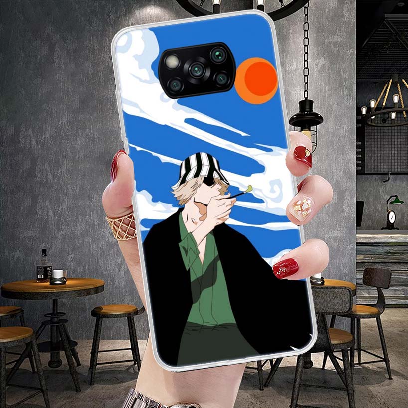 Bleach Kisuke Urahara Soft Phone Case For Xiaomi Redmi 15C 15 13C 13 Poco X5 X6 X7 F7 Ultra M7 12C 12 10 10C 9C 9A 9T 9 Fundas P