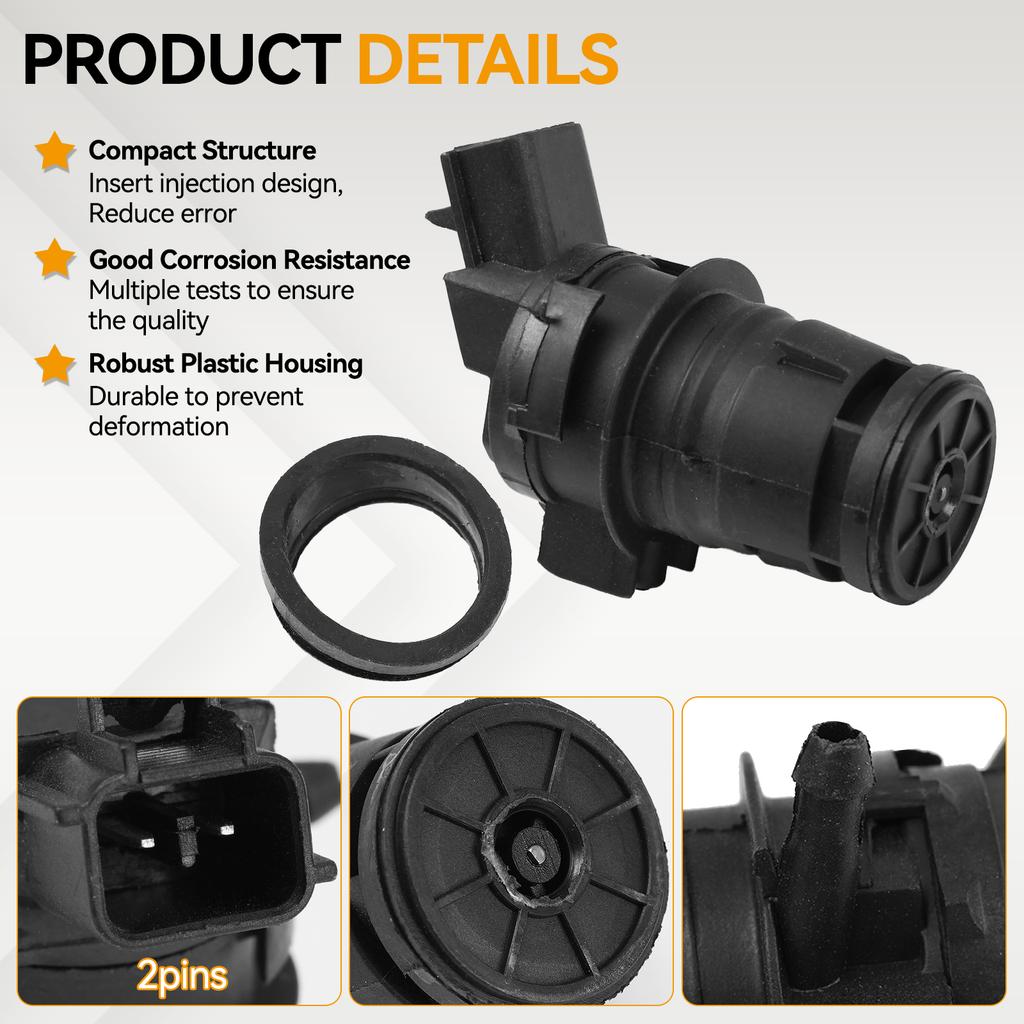 Bilvindrutetvättpump för Toyota Camry Corolla Highlander RAV4 Tundra Lexus Honda Accord 8533021010 85330AE010 85330-21010