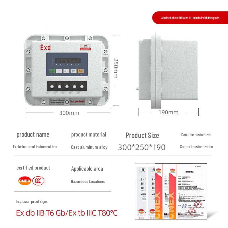 Explosion-Proof Cast Aluminum Instrument Box with Temperature Controller