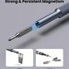 25-in-1 Kleines Präzisionsschraubendreher-Set, Professionelles Magnetisches Mini-Reparaturwerkzeug-Set für Telefon, Computer, Uhr, Laptop, Elektronischer Schraubendreher