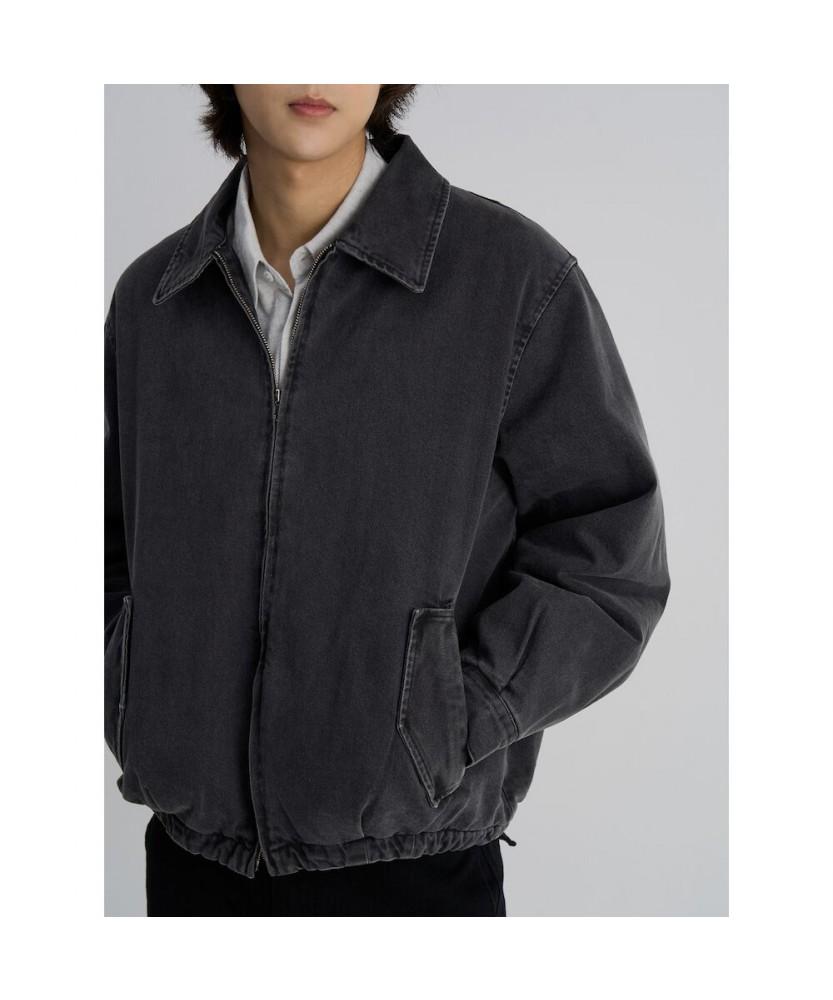 8seconds Padded Zip-Up Denim Outerwear Ash