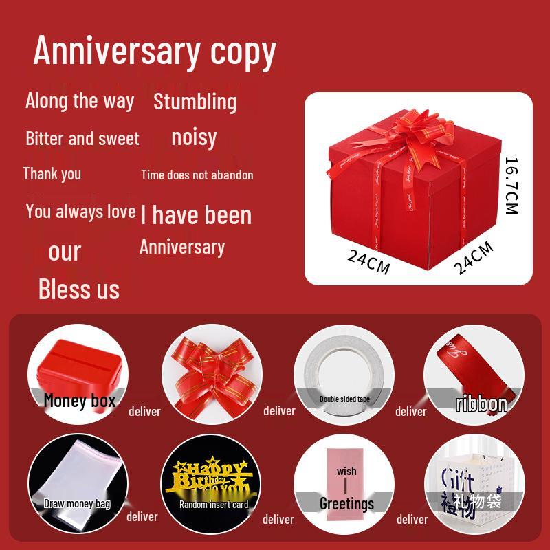 Celebrity Style Surprise Explosion Birthday Gift Box for Kids