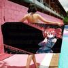 Singer Kasane Teto Microfiber Blanket Quick Drying Beach Towels Oversized Printing Super Absorbent Pool Towel Blanket