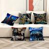 The O-OffspringS Band Office Cushion Pillowcase Car Cushion Cover45X45CM Lumbar Pillowcase Sofa Pillowcover
