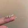 Fashion Bow Ribbon Rings For Women Girls Sweet Cute Geometric Bow Opening Adjustable Rings Wedding Party Jewelry Gifts