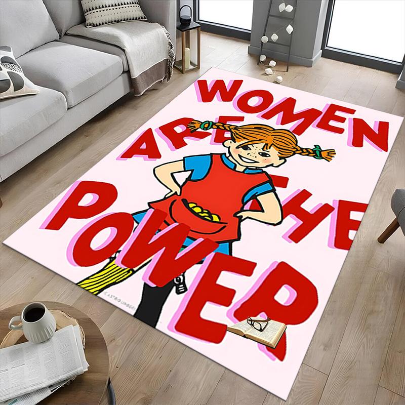 1PC Women Power Extra Large Non Slip Floor carpet, Office, family, bedroom, Studio Large Area Rug Indoor Rugs