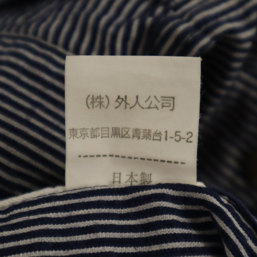 GAIJIN MADE vyrobeno v Japonsku Kalhoty s pruhovaným vzorem S Námořnická systém Pánské Použité