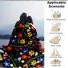 1pc Floral Pattern Blanket Warm, Cozy, And Soft, Suitable for Sofas, Beds, Cars, And Office Use.Perfect for Camping And Travel, Making It a Great Gift
