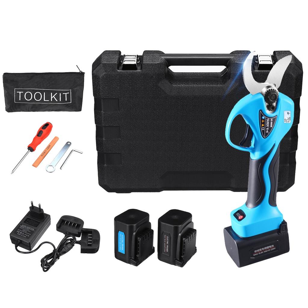 1500W Cordless Pruner Lithium-ion Pruning Shear Efficient Scissors Bonsai Electric Tree Branches Garden Tool