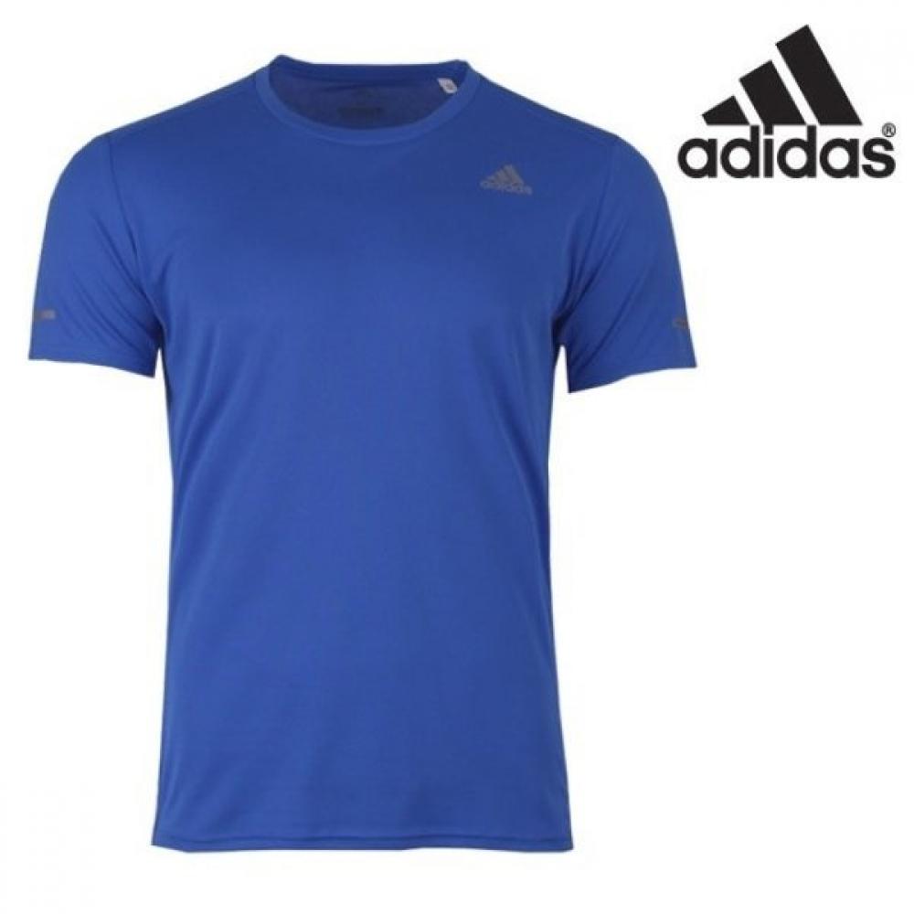 

Внутренние поставки Adidas Mens RUN Функциональная спортивная одежда с коротким рукавом TShirtCW3595