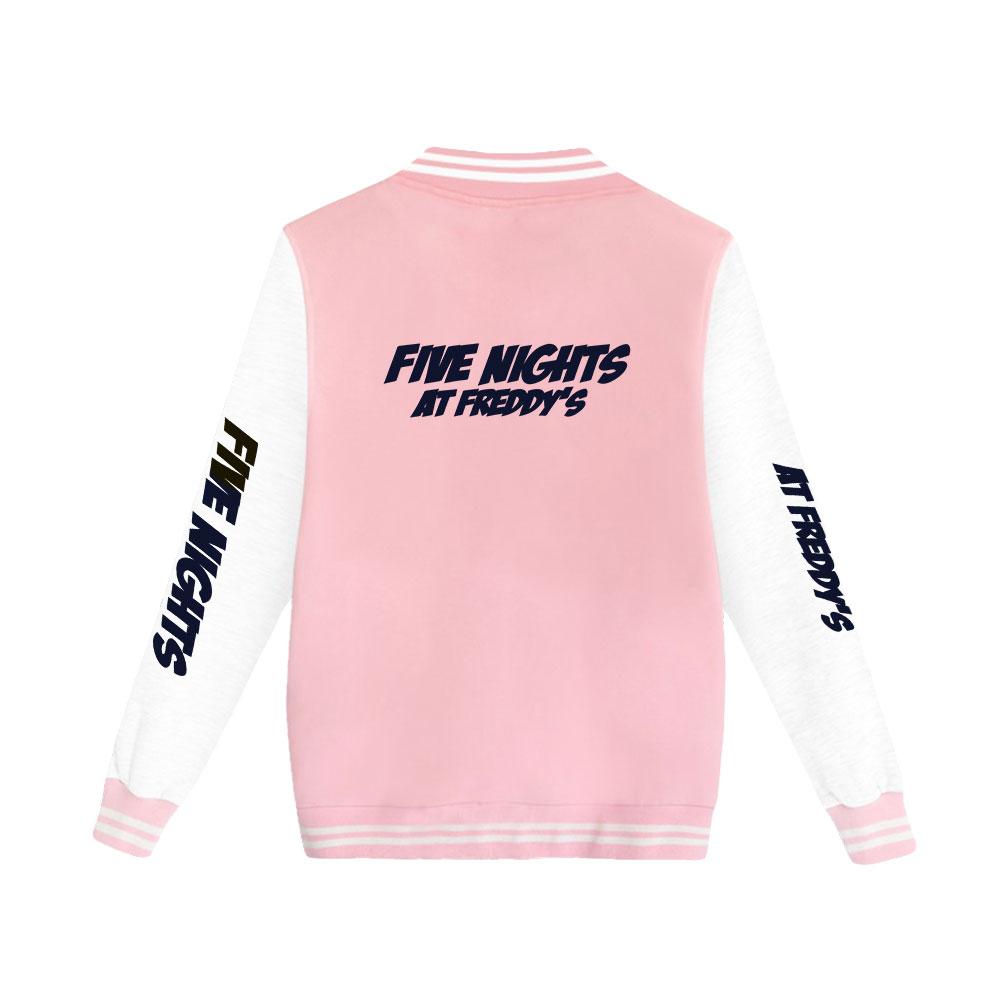 Five Nights At Freddy's Bomber Jacket Women Men Oversized Fashion Baseball Coat Jacket Streetwear Spring Autumn Bomber Outwear