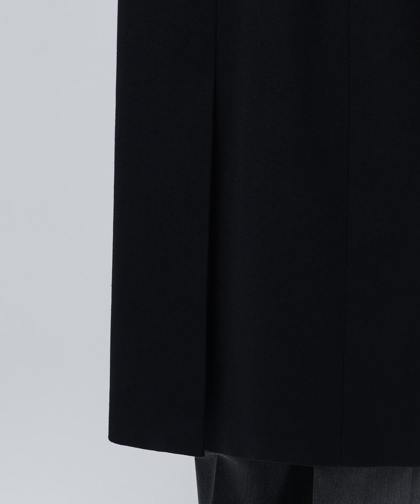 Musinsa Standard Mtr Daddy Shoulder Single Long Coat [Black]