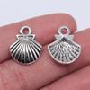 20pcs Antique Silver Color Shell & Conch Charms For Jewelry Making