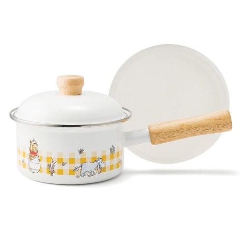 Fuji Enamel Winnie the Pooh 14cm Saucepan DYP-14S