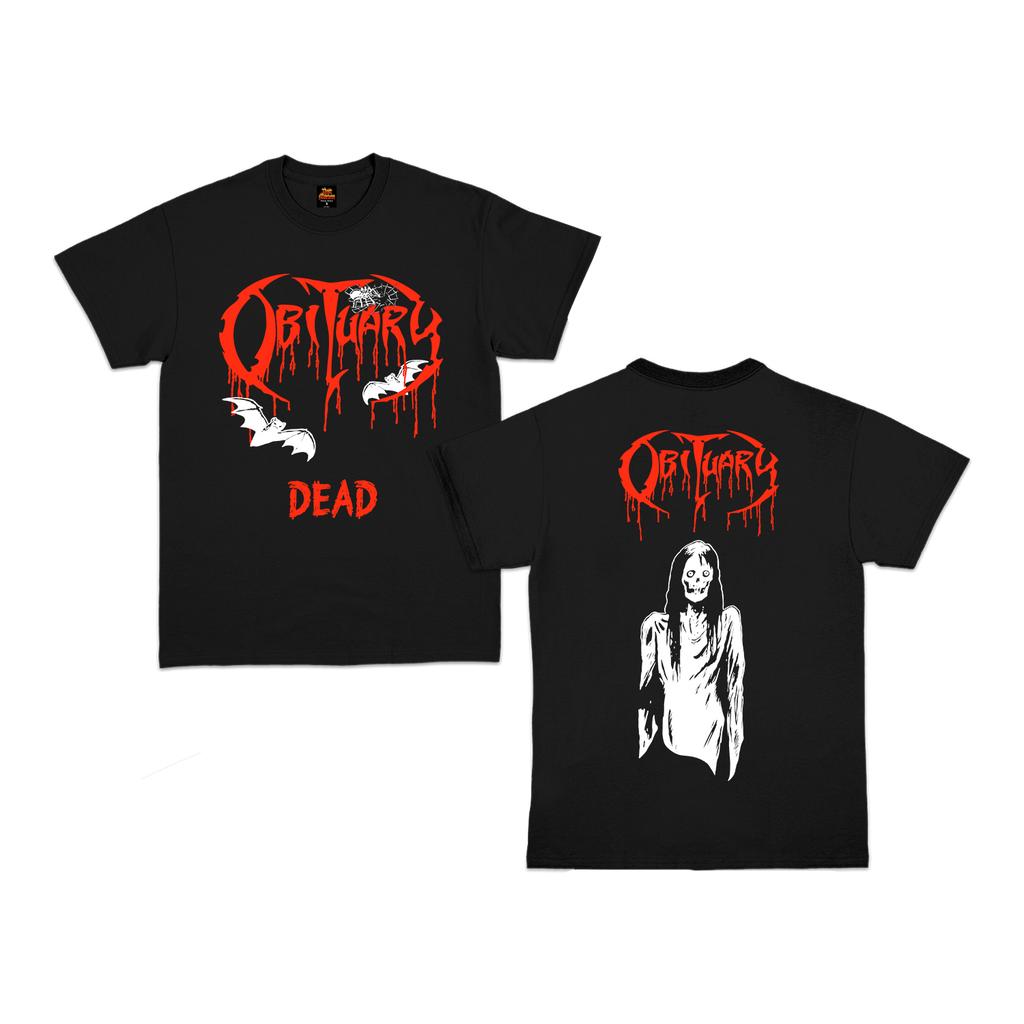 Obituary Band Graphic Cotton T-shirt Unisex Summer Short Sleeve Fashion Brand Tee Luxury Casual Vintage Retro Top