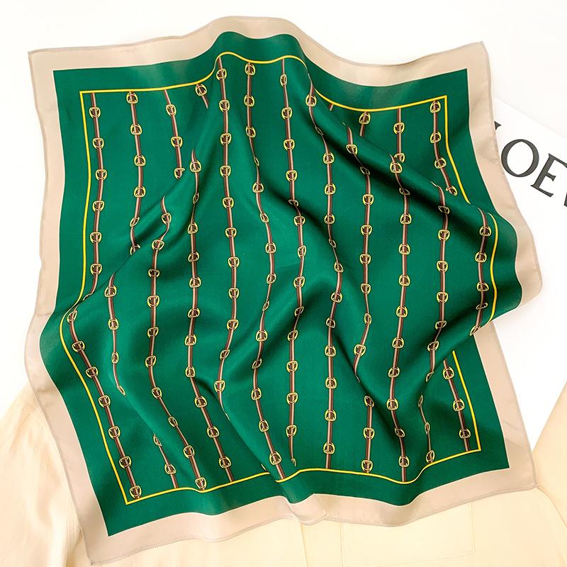 

Luxury brand women scarf summer 100% silk scarves shawls wraps soft pashimina female Echarpe beach stole Kerchief Hijab 53x53cm