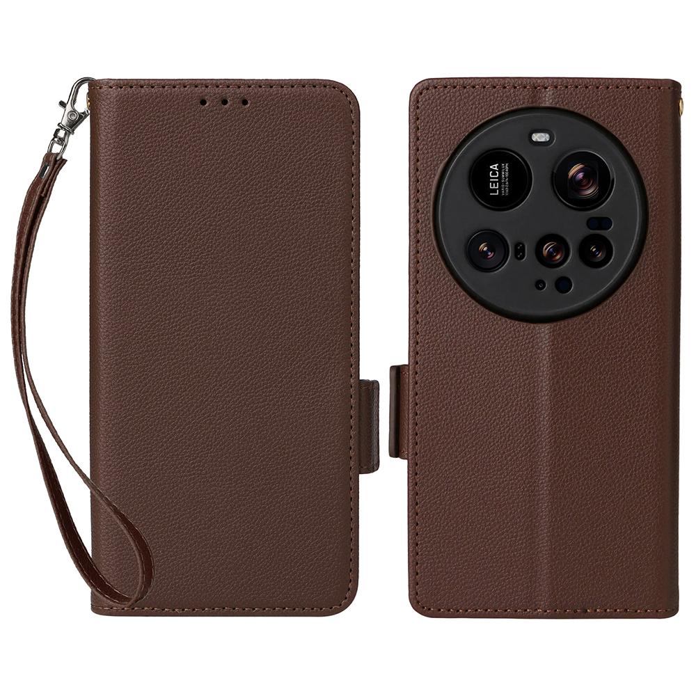 For Xiaomi 15 Ultra Case Wallet Flip Litchi Texture PU Leather Phone Cover