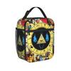Gravitys Falls Insulated Lunch Bags for Men Women  Food Container Portable Thermal Cooler Lunch Boxes For Travel