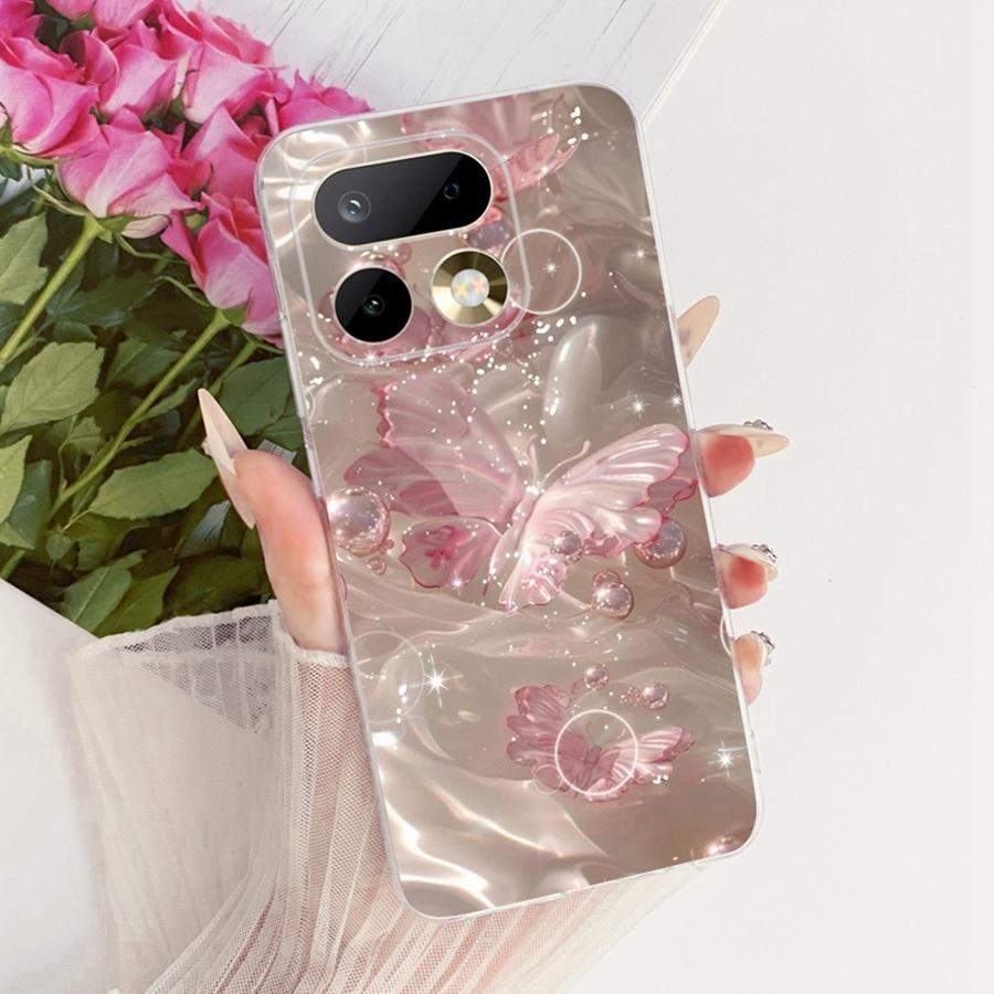For Realme 16 Pro Case Flowers Butterfly Painted Cover Soft Silicone Casing For Realme16 16Pro 16 Pro+ Plus Phone Case