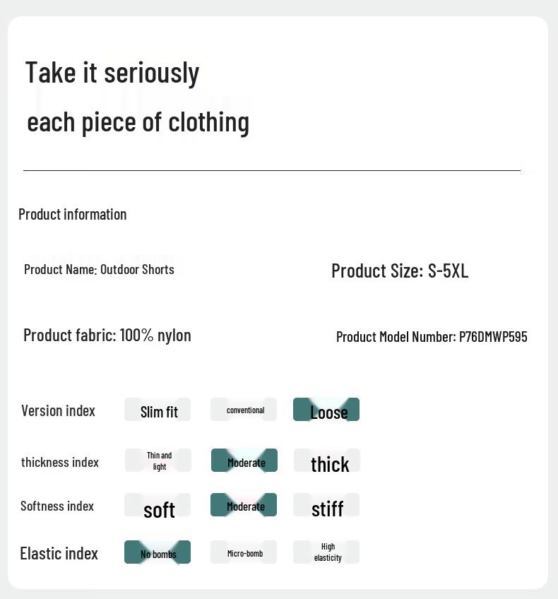 JEEP Men's Outdoor Quick-Dry Cargo Shorts