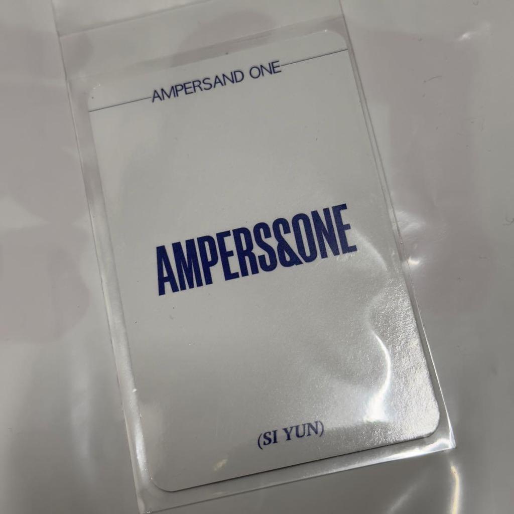 [USED] AMPERS&ONE SIYUN Sanok Trading Card Photo Card