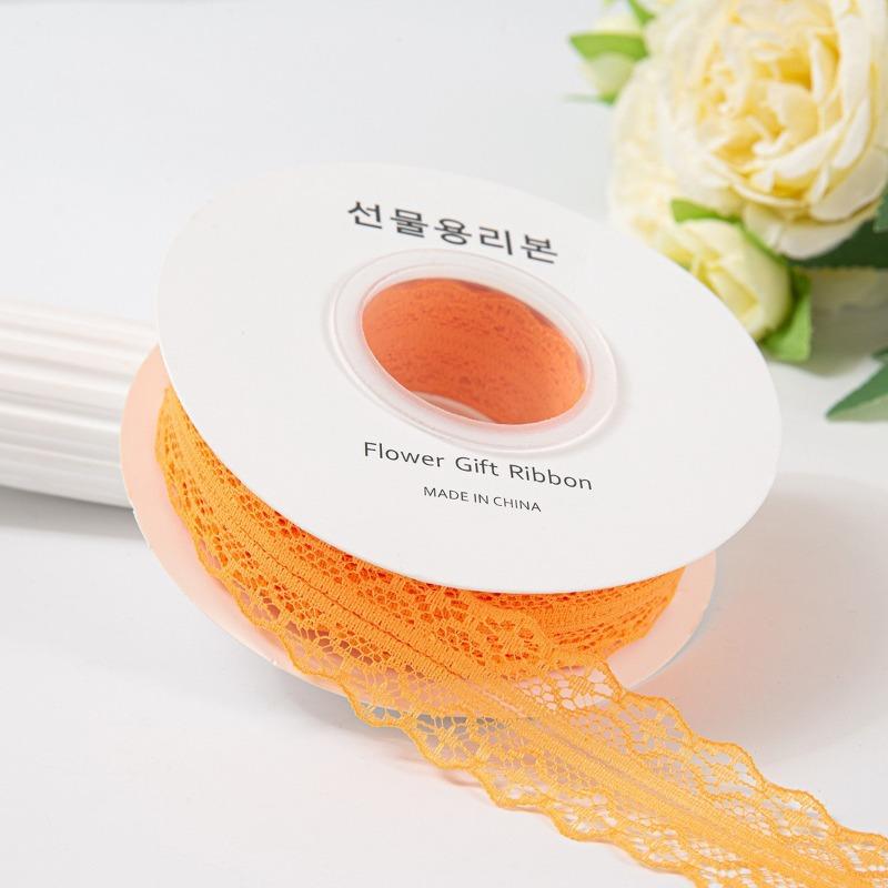 3cm50 Size Hollow Lace Ribbon Flower Bouquet Packaging Material Cake Ribbon Satin Diy Bow Ribbon