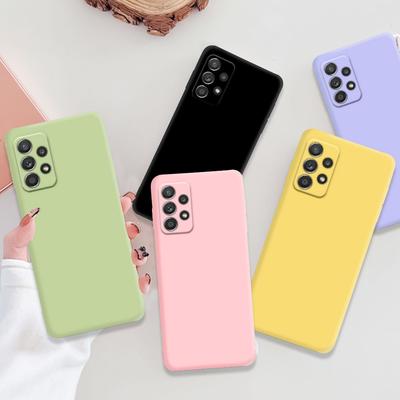 Tekutý silikonový ochranný kryt pro Samsung Galaxy A04S A04 A13 A23 A33 A53 A73 A12 A22 A32 A52 A72 A14 A24 4G A34 A54 5G
