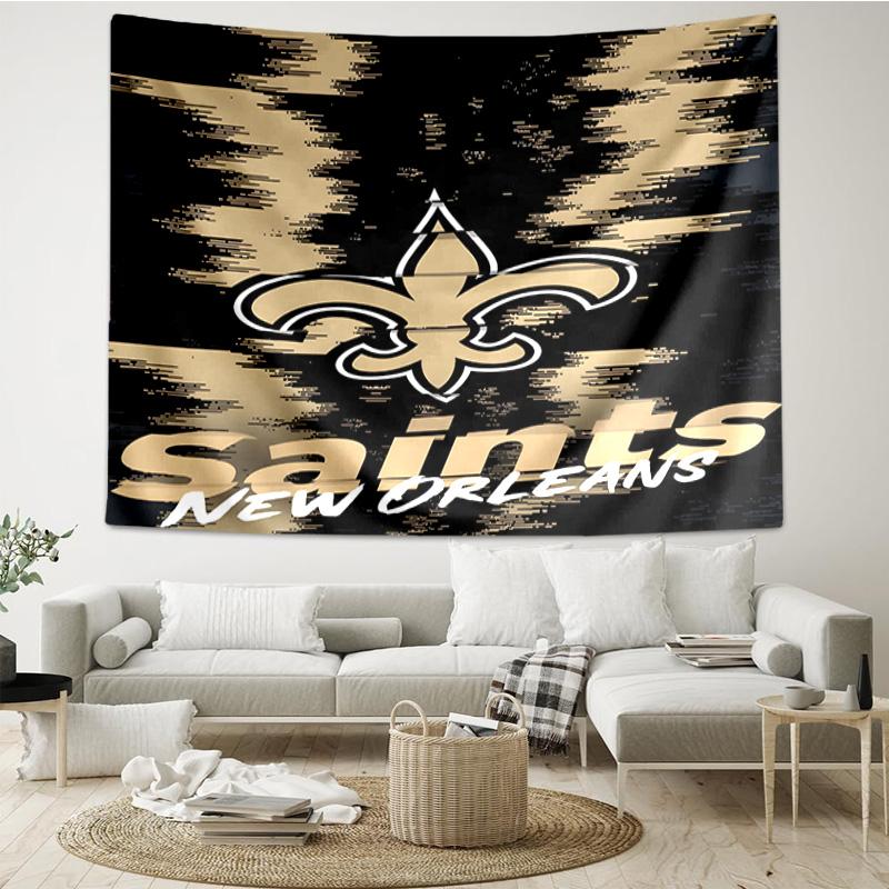 Orleans Saints Logo Quick-Dry Tapestry Hanging for Bedroom,Livingroom, Playroom,Decor Art Room Wall Tapestry Holiday and Birthday Gifts