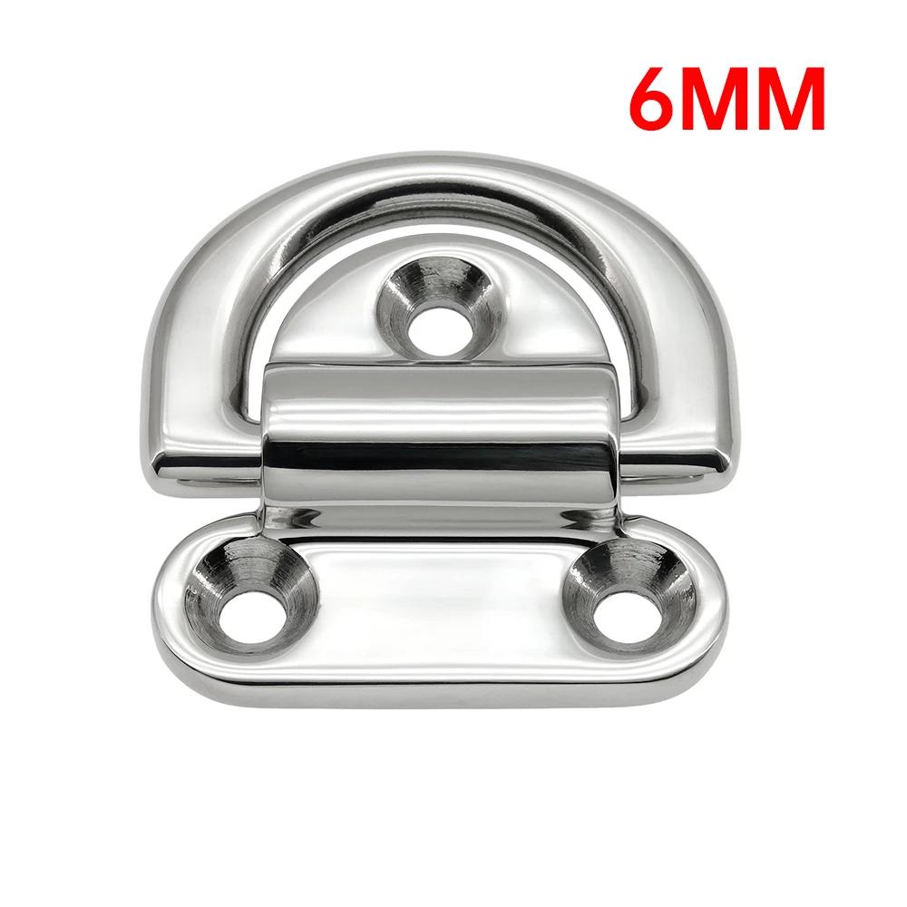 

6mm 8mm10mm Stainless Steel Polishing Folding Deck Pad Truck High Strength Tie Corrosion Resistant Dring Deck Marine Accessories