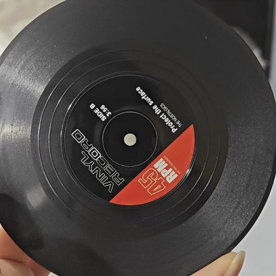 Custom NFC Vinyl Record Coaster Magnet - Unique Music Wall Decor & Gift