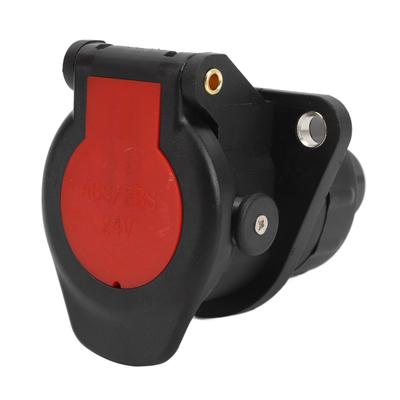 24V Anhängerstecker 7-polig Zuverlässige Verbindung Kabeladapter Stecker für Wohnmobil Wohnwagen Boot