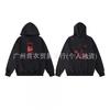 Mens Oversized Hooded Sweatshirt With Vintage Graphic Print Cotton Blend Casual Pullover Fall