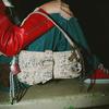 Irregular Underarm Bag Fashionable Leopard Print Canvas Exquisite Luxury Creative Niche Unique Cow Pattern Ladies Saddle Handbag