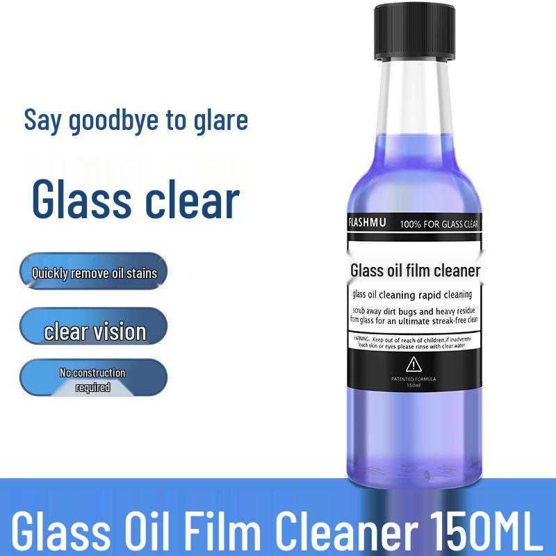 Windshield Oil Film & Stain Remover: Car Glass Cleaner & Maintenance Agent