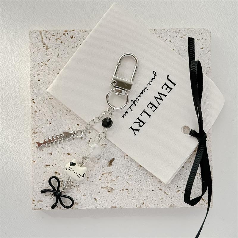 

Милый Кот Рыба Бант Мобильный Телефон Цепочка Ремешок Брелок Сумка Подвеска Рюкзак Подвесные Украшения Универсальные Аксессуары Подарки