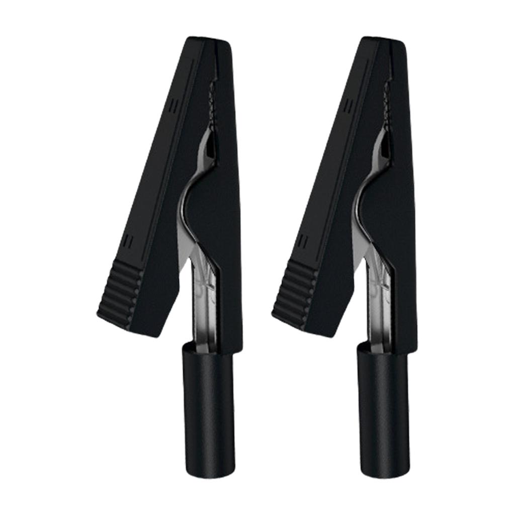 2mm Banana Plug Alligator Clips Corrosion Resistant for Stable Signal Transmission in Lab Testing & Electronic Projects