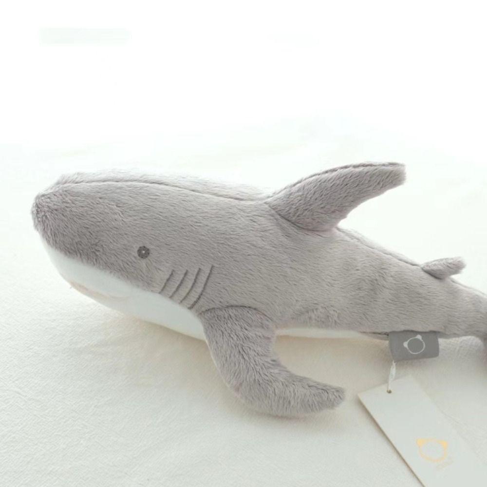 Simulation Stuffed Sharks Doll Sea Animal Grey Shark Plush Sharks Plush Toys  Home Decor