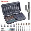 24-66 in 1 Magnetische Schroevendraaierset Doe-het-zelf Ratelschroevendraaierset Multi Bit Drive Set met Afneembaar Ratelhandvat voor Computer
