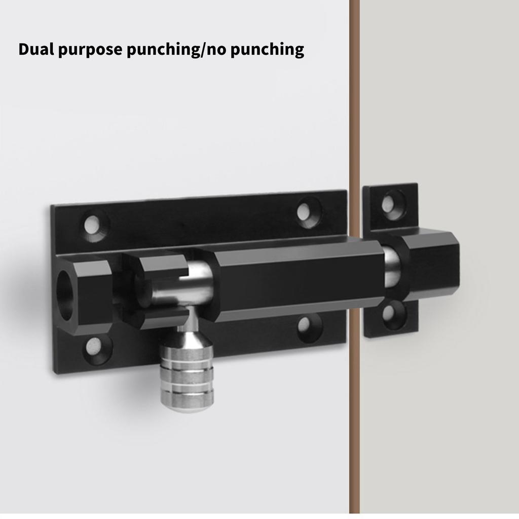 Stainless Steel Mount Door Bolt Rusts Proof Heavy Type Cabinet Latches For Outdoor Security Easy Installation