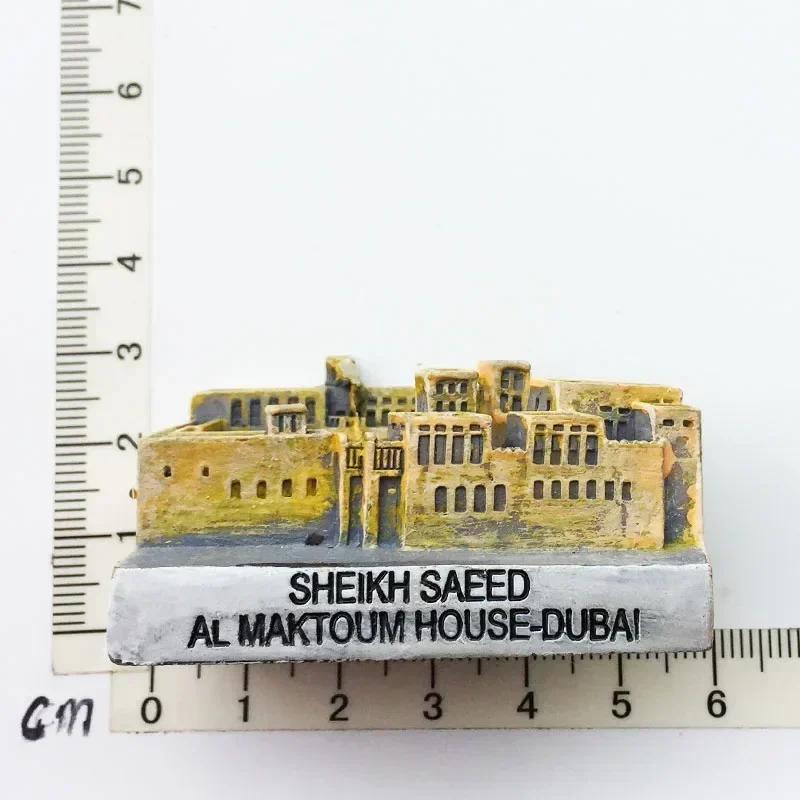 Dubai Turistic Suveniruri Magneți de Frigider Turnul Khalifa Arabia Saudită Frigider Magnet Comemorativ Autocolante Home Decoration