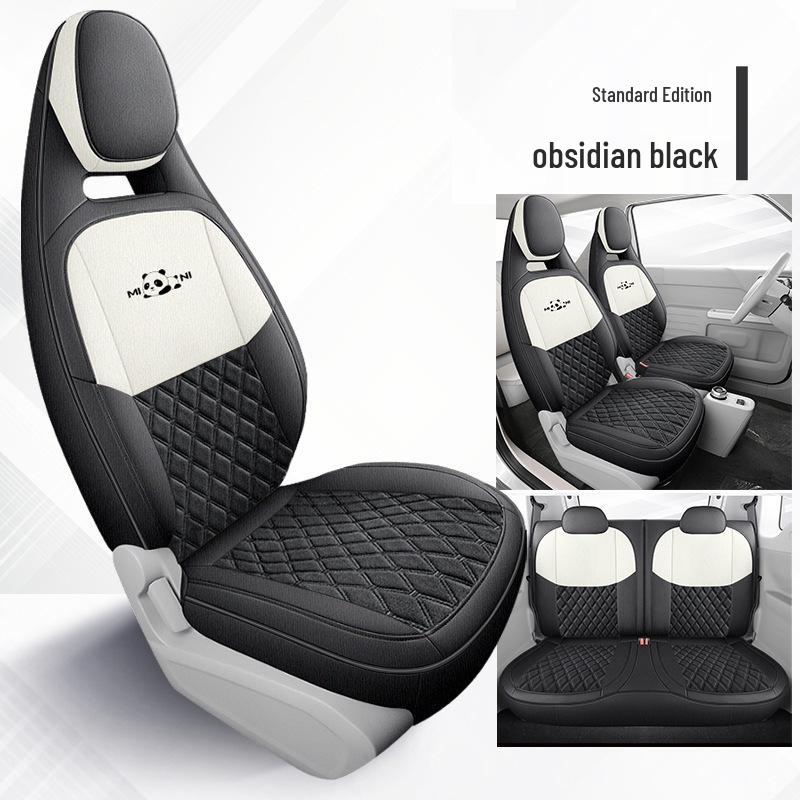 Panda Mini Cute Girl Car Seat Cover - Universal Full Coverage, All Seasons