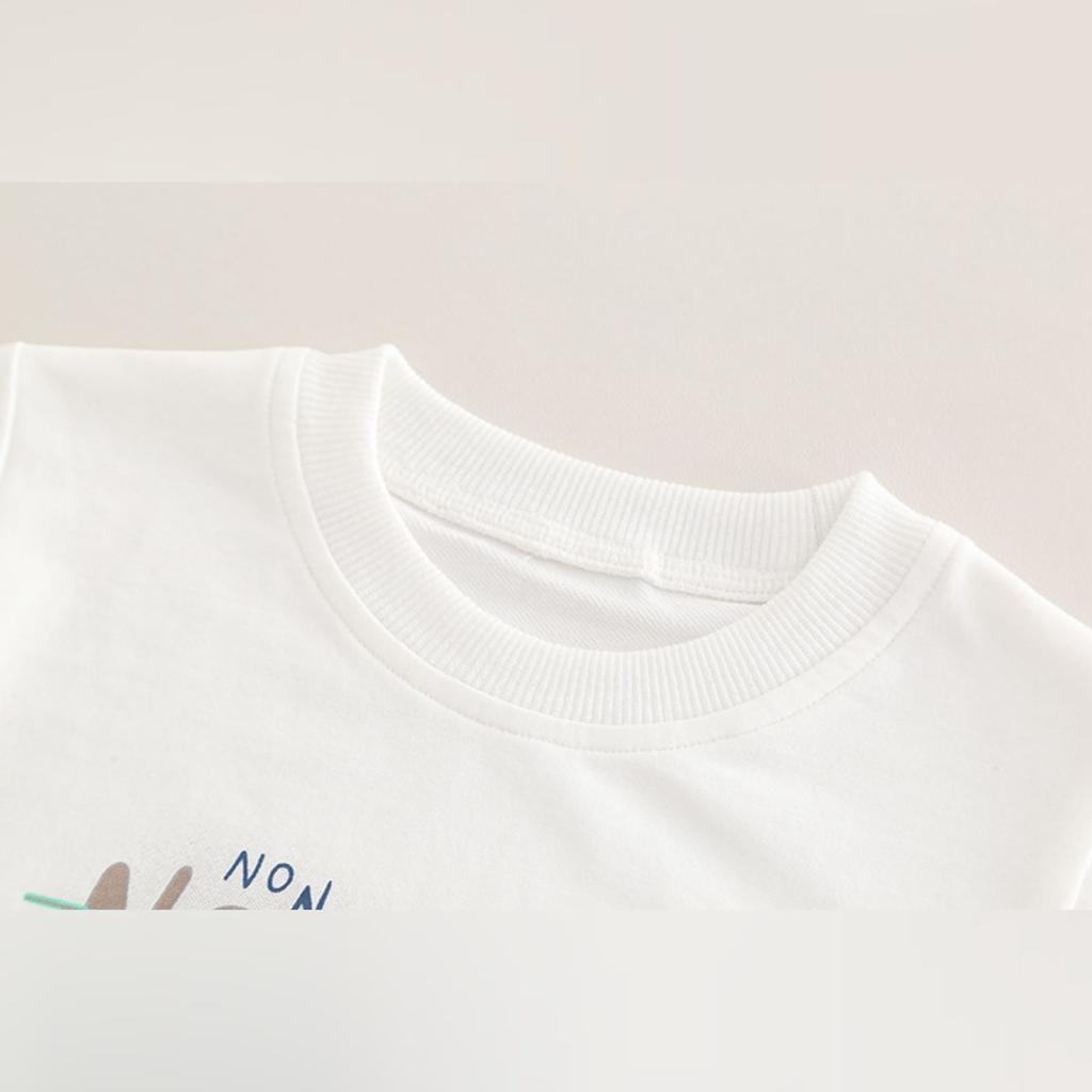 Kids Casual Long-Sleeve Set, Comfortable Daily Wear Outfits