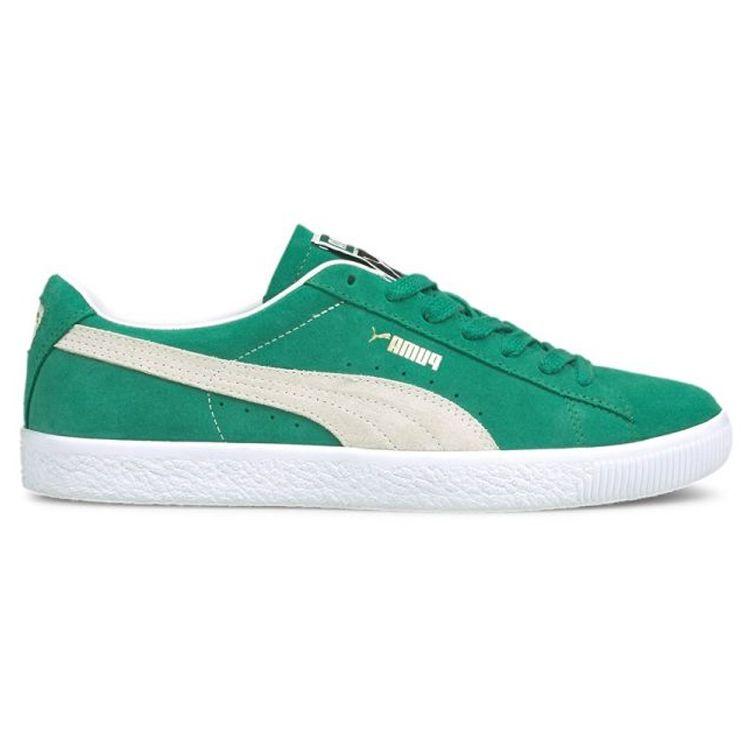 Puma Suede Vintage Kelly Green Unisex Sneakers White 374921-03