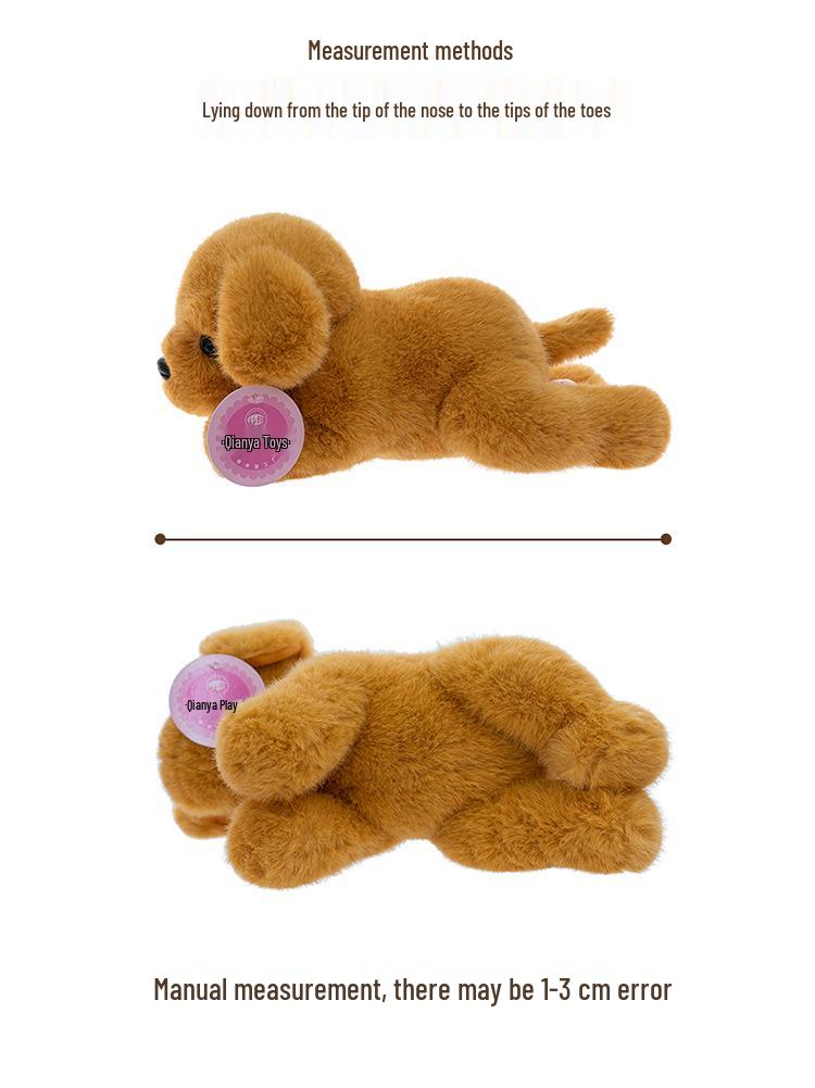 Peluche Cane Meika Carino: Adorabile Bambola Conforto Golden Retriever per Bambini